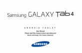 ANDROID TABLET - OneCallmedia.onecall.com/Image_Products/Samsung/GEN_SM-T530NU_Galaxy_Tab_4_… · Understanding This User Manual The sections of this manual generally follow the