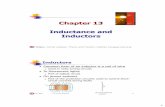 Chapter 13 Inductance and Inductors - 南華大學chun/BE-Ch13-Inductance & Inductors.pdf · Chapter 13 Inductance and Inductors Source: Circuit Analysis: Theory and Practice Delmar