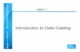 Cabling Unit 1-Introduction to Data Cabling.ppt - Donna Warren 1... · R Golden Rules of Cabling E T W U C Golden Rules of Cabling • Networks never get smaller O R K T U R Networks