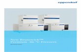 New Brunswick™ Premium -86 °C Freezers - eppendorf.com · Should any malfunctions occur or be suspected, immediately call a qualified service engineer to investigate. NOTICE! Risk