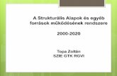 A Strukturális Alapok és egyéb források működésének rendszere · Szabad vállalkozási zónák ... 47 járás (komplex programmal segítendők) Pólus program A 2005. évben