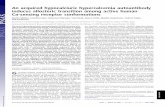 An acquired hypocalciuric hypercalcemia autoantibody ... · An acquired hypocalciuric hypercalcemia autoantibody induces allosteric transition among active human Ca-sensing receptor
