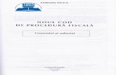 NOU L COD DE PROCEDURA FISCATA - cdn4.libris.rocdn4.libris.ro/userdocspdf/699/Noul Cod de procedura fiscala comentat... · privind codul vamal al Romdniei, cu modificdrile si completdrile