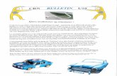 BULLETIN 1-2010.pdfSå fulgte Lancia Fulvia, Fiat 124 Sport, MB 280 C, Wartburg 311 Coupe og til slutt Opel Coupe. I -dette celebre selskap tok altså vår kjære Floride/Carave11e