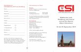 CSI Folder Städtereise Straßburg Colmar · CVJM-SENIOREN-INITIATIVE C SI Städtereise nach Straßburg und Colmar und auf den Spuren Albert Schweizers 25. bis 30. September 2019