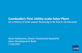 Cambodia’s First Utility-scale Solar Plant · nTiwi-MakBan Geothermal Green Bonds Philippines ($317m) Pacific ($49m) Regional ($45m) nSE Asia Energy Efficiency nDistributed Energy