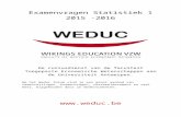 weducforum.files.wordpress.com€¦  · Web viewExamenvragen Statistiek 1 2015 -2016 . De cursusdienst van de faculteit Toegepaste Economische Wetenschappen aan de Universiteit Antwerpen.