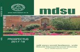 MDS Prospectus 2017-18 2017-18.pdf · PROSPECTUS 2017-18 Maharshi Dayanand Saraswati University Ajmer 305009 Rajasthan INDIA . IMPORTANT DATES FOR ADMISSIONS 2017-18 Online Admission