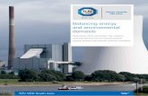 Balancing energy and environmental demands - TUV SUD · Balancing energy and environmental demands Solutions that optimise the safety and performance of conventional power plants