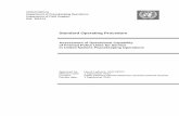 Standard Operating Procedure - beapeacekeeper.com · STANDARD OPERATING PROCEDURE FOR ASSESSMENT OF OPERATIONAL CAPABILITY OF FORMED POLICE UNITS FOR SERVICE IN UNITED NATIONS PEACEKEEPING