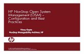 HP NonStopOpen System Management (OSM) – Configuration …whp-aus2.cold.extweb.hp.com/pub/nonstop/ccc/sep0607.pdf · • Configure OSM to: − Change the diagnostic data collection