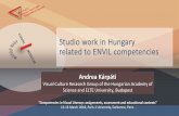 Studio work in Hungary related to ENViL competenciesenvil.eu/.../Karpati-Studio-work-in-Hungary-ENViL-Paris-2018.03.12_13.pdf · Click to edit master title style Click to edit master