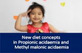 New diet concepts in Propionic acidaemia and Methyl ... · Propanediol pathway is an important source of gut propionate Present in Lachnospiraceae related to Ruminococcus spp. and