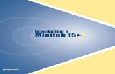 Meet Minitab 15 - UCLouvain · Introduction à Minitab 1-1 1 Mise en route Objectifs Dans ce chapitre, vous serez amené à : Apprendre à utiliser le manuel Introduction à Minitab,