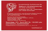 Saturn-Entwicklung · lung I, Saturn-Stimmung“ statt, die u.a. an der Stuttgarter Oper zur Aufführung kam. 1959 entstand seine Musik zu den Mysteriendramen Rudolf Steiners und