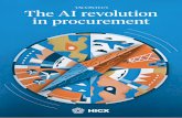 The AI revolution in procurement · sourcing and supplier management, iden-tifying innovation in the supply chain, and true supply chain risk management. If AI can really start making
