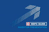 INVESTOR - v1.hdfcbank.com · *In arrangement with HDFC Ltd., CV/CE –small /medium ticket commercial vehicle and construction equipment loans, „Others‟ include Tractor loans,