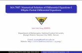 MA 7007: Numerical Solution of Differential Equations I ...syyang/teaching/Numerical_Solution_DEs2017Fall/... · MA 7007: Numerical Solution of Differential Equations I Elliptic Partial