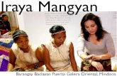 Iraya Mangyan - katutubo.lorenlegarda.com.phkatutubo.lorenlegarda.com.ph/wp-content/themes/katutubo_iv/uploads/... · lalo na sa aming mga babae.”! - Narda Dellosa! (on learning