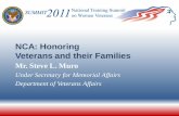 NCA: Honoring Veterans and their Families · NCA: Honoring Veterans and their Families Mr. Steve L. Muro Under Secretary for Memorial Affairs Department of Veterans Affairs. SUMMIT