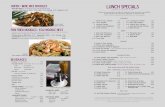 HOFEN : WIDE RICE NOODLES LUNCH SPECIALS - Hop Tung Menu 2015.pdf · LUNCH SPECIALS Entrées are served with an egg roll, steamed, fried, or brown rice (add $1), & your choice of