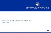 How are medicines evaluated at the EMA · • Must fulfil scope (orphan drugs, emergency threats, serious and life-threatening diseases) Approval valid for 1 year, renewable Normal: