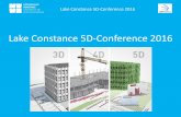 Lake Constance 5D-Conference 2016 · Day 1 Day 2. Lake Constance 5D-Conference 2016 Konzil Building Upper floor ... of Deutsche Bahn AG. Lake Constance 5D-Conference 2016 BIM-News