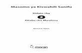 Masomo ya Kiswahili Sanifu Right Textbooks for Web/Kiswahili... · iv) Udhaifu wa mawasiliano, kwa mfano, mwanafunzi anaweza kuwa huzungumza kwa kigugumizi au hana uwezo wa kutamka