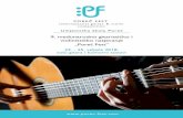 9. međunarodno gitarističko i violinističko natjecanje ...porec-fest.com/wp-content/uploads/2018/02/porec_fest_2018.pdf · de Guitarra de Barcelona ‘Miguel Llobet’ (2008.).