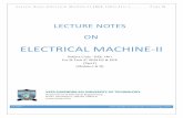 ELECTRICAL MACHINE-II · torque motors, speed control, rheostatic method, pole changing method cascade control of speed, Double cage induction motor, Cogging and Crawling of Induction