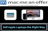 Sell Apple Laptops the Right Way