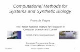 Computational Methods for Systems and Synthetic Biologycontraintes.inria.fr/~fages/BioTeaching/M3.pdf• Influence graph abstraction • Static analyses: consistency, influence graph