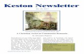 Keston Newsletter · Horia Bernea was one of the most signif-icant Romanian artists of the 20th centu-ry. After 1989, he also became famous for setting up the internationally re-nowned