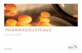 PHARMACEUTICALS - IBEF · Indian pharmaceutical market – US$ 7.3 billion opportunity Source: IPA n Domestic retail market n Institutional sales n Exports 48% 9% 43% • Retail sales