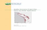 Quality Assurance Project Plan Salish Sea Model Applications · Sound. The resulting Salish Sea Model (SSM) is a tool used to evaluate human impacts on water quality conditions in