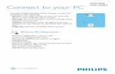 WAC3500 Connect to your PCWAC3500D - Philips · WAC3500 Connect to your PCWAC3500D Connect Philips Wireless Music Center to your PC to perform the following: • Access music files