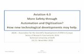 Aviation 4.0 More Safety through Automation and ...¤sentation...Aviation 4.0 – Vision or Utopia? 2 . ... IoT; Big Data; BA) Cyber-Physical Systems Cyber-physical systems to assist