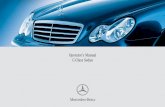 Operator’s Manual C-Class Sedan - Mercedes-Benz USAassets.mbusa.com/vcm/CAC_RAPMD/05Csedanoperatorsmanual.pdf · Sommer\ Corporate\ Media\ AG Operator’s Manual C-Class Sedan Order