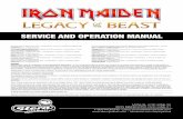N5 Operation and Parts Manual - files.winwithp1ag.com · 2018 Iron Maiden LLP, Under License to Stern Pinball, Inc.