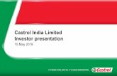 Castrol India Limited Investor presentation Us... · Our business ethics and Code of Conduct We define our commitment to high ethical standards in our Code of Conduct. It is based