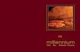 Cafe Bar Holzofen Pizzeria - • millennium · Vorspeisen Carpaccio Ciprianic,g,m 9,90 € mit Olivenöl, Zitronensaft, Rucola und Parmesan Antipasti di Verdurem 7,90 € gegrilltes