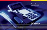 Kurzbedienungsanleitung AGFEO Telefone · -7-Kurzbedienungsanleitung 1. Möglichkeit Bei Ihnen wird angeklopft ST 40/ST 42 ST 21/ST 31 Analoge und ISDN-Telefone AQ-A + A Sie führen