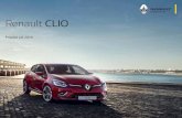 Prijslijst Renault Clio Estate juli 2019 · verbruik, Mogelijkheid tot internet en het aanschaffen ... administratiekosten, uitleg veiligheidssystemen, uitleg multimedia- en navigatiesysteem