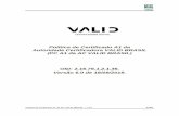 Política de Certificado de Assinatura Digital do tipo A1 ...icp-brasil.validcertificadora.com.br/ac-validbrasil/pcA1-ac-validbrasil.pdf · Esta PC refere-se à AC VALID BRASIL, (Avenida