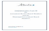 Administrative Law II - Alberta · Administrative Law I I is a two-day course targeted for members of assessment review board and members of the Municipal Government Board (MGB).