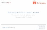Marketplace Businesses + Shopee (Sea Ltd) · shopping is a form of entertainment, and has the highest order frequencies. • Fashion marketplaces often have average engagement of