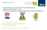 Entwicklung und Evaluation des Bochumer Angstvermeidungs ... · © M.Kreßl, 2016, Folie 1 Entwicklung und Evaluation des Bochumer Angstvermeidungs- und Emotionsregulationsfragebogens