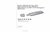 User Manual for the NETGEAR 54 Mbps Wireless USB 2.0 ... · We NETGEAR, Inc., 4500 Great America Parkway, Santa Clara, CA 95054, declare under our sole responsibility that the model