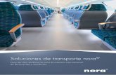 Soluciones de transporte nora · Metro de Munich, noraplan®plus mobil ... Cordón de soldadura caliente nora ® para pisos noraplan® según color, redonda, Ø 4 mm, en rollos de100