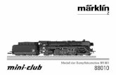Modell der Dampflokomotive BR 001 88010 · Modell der Dampflokomotive BR 001 88010. 2 0 - 10 V max. ± 10 V = DC > 10 V = DC ~ AC 67020 + 67030 67013 67201 67271 Sicherheitshinweise